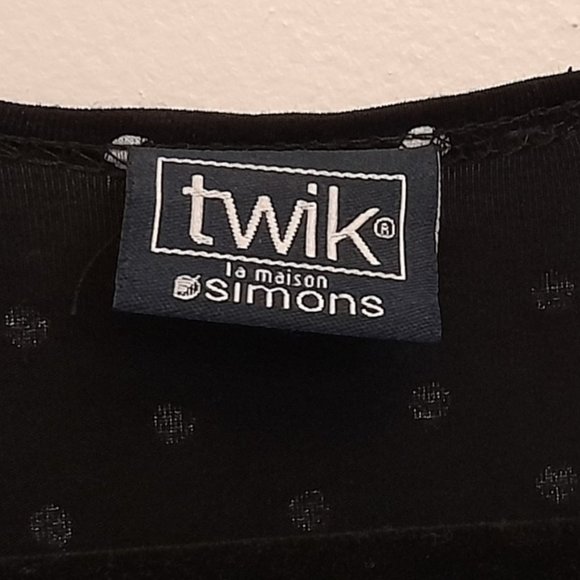 Black and White Polka Dot Dress by Simons Size S - Picture 3 of 7